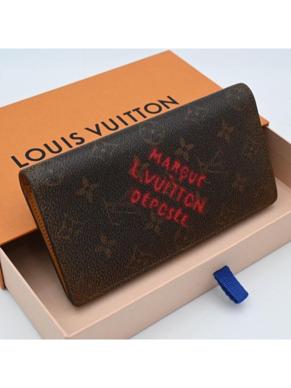 Louis Vuitton Monogram Portefeuille Brazza Wallet Brown Limited
